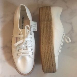 BRAND NEW: Superga Platform Espadrille Sneakers!